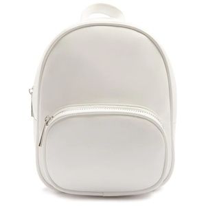 Forever 21 Mini Faux Leather White Back pack